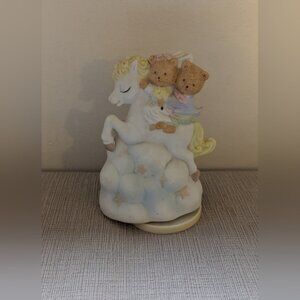 Vintage Porcelain Musical Figurine